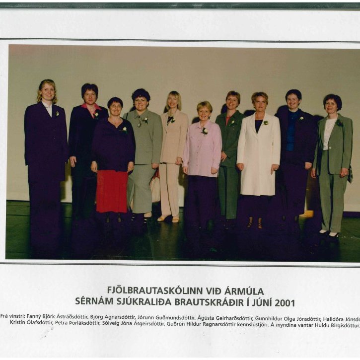 Sérnám sjúkraliða vor 2001