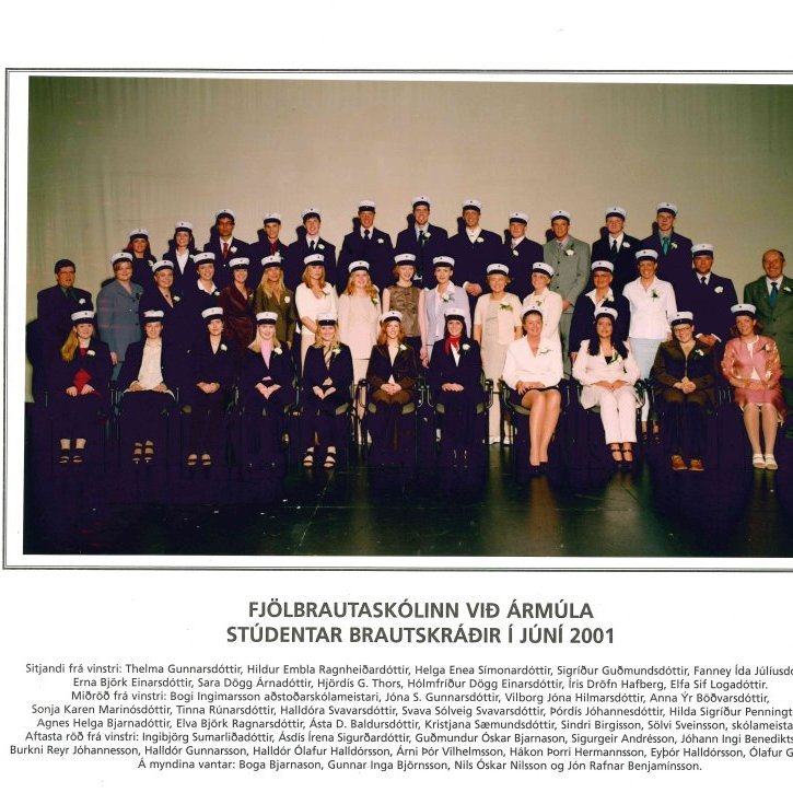 Stúdentar vor 2001