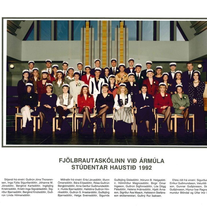Stúdentar haust 1992
