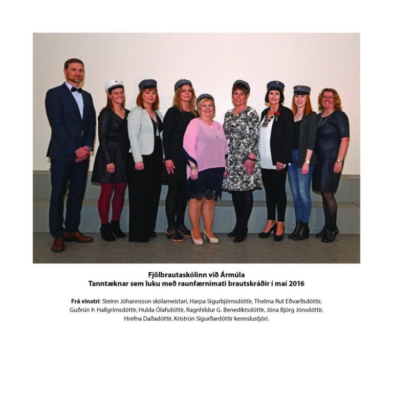 Tanntæknar sem luku með raunfærnimati vor 2016