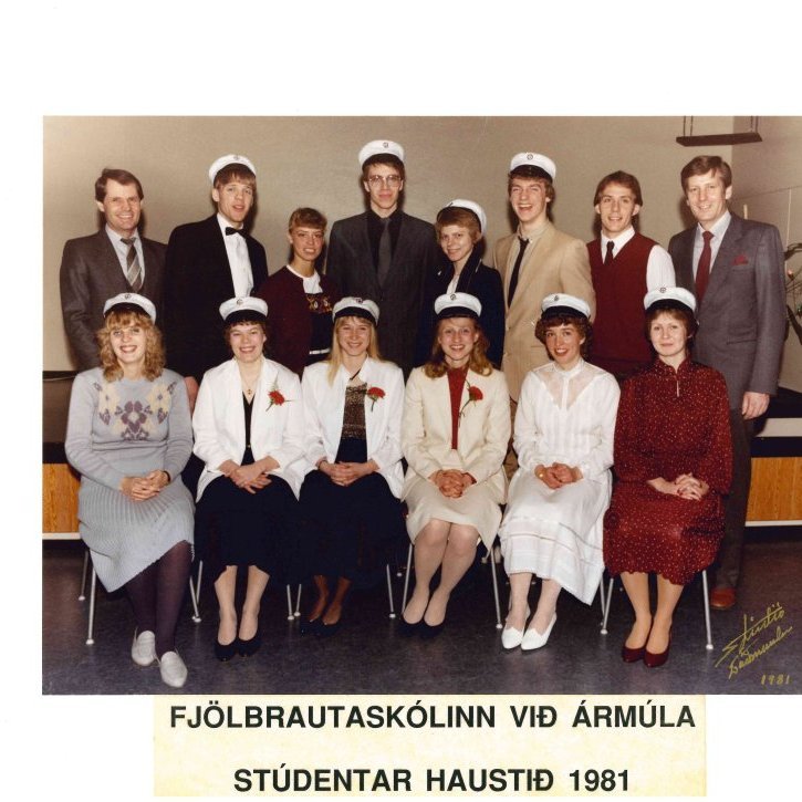 Stúdentar haust 1981