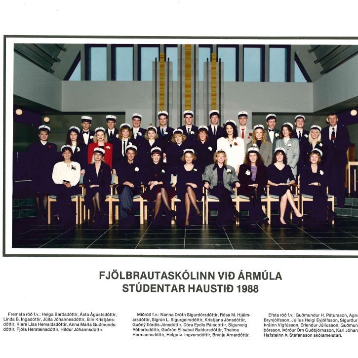 Stúdentar haust 1988