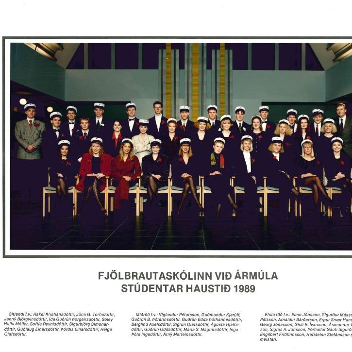 Stúdentar haust 1989