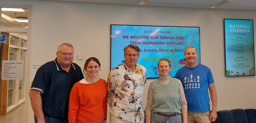 Heimsókn frá Þýskalandi