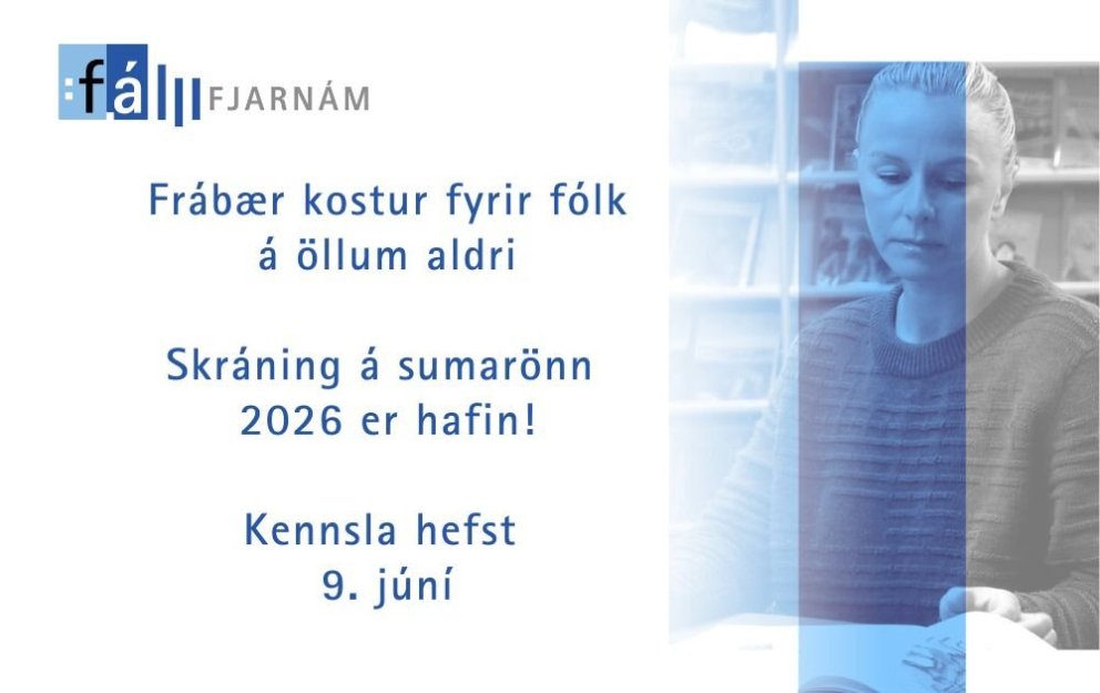Skráning hafin í sumarfjarnám