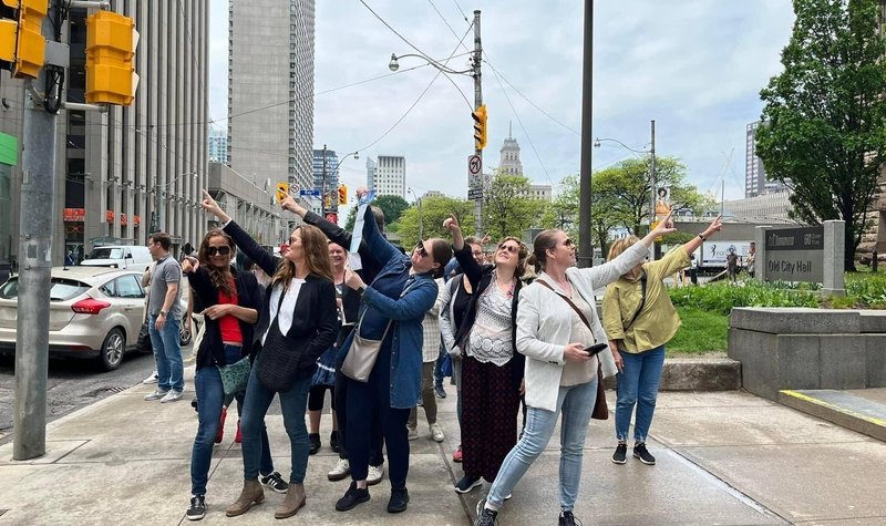 Skólaheimsókn til Toronto