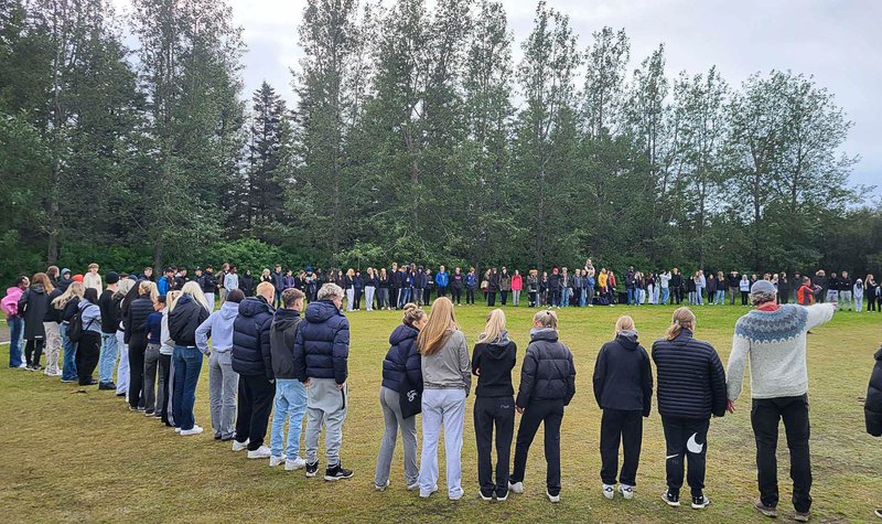 Nýnemaferð á Akranes