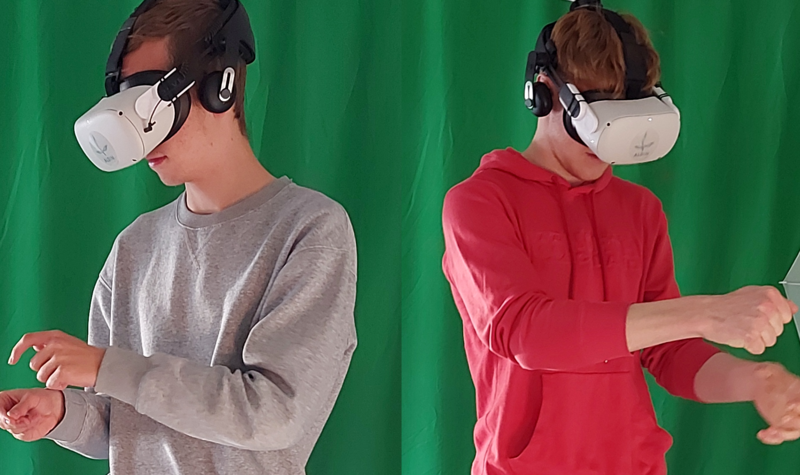 Tölvuleikjanemendur í heimsókn