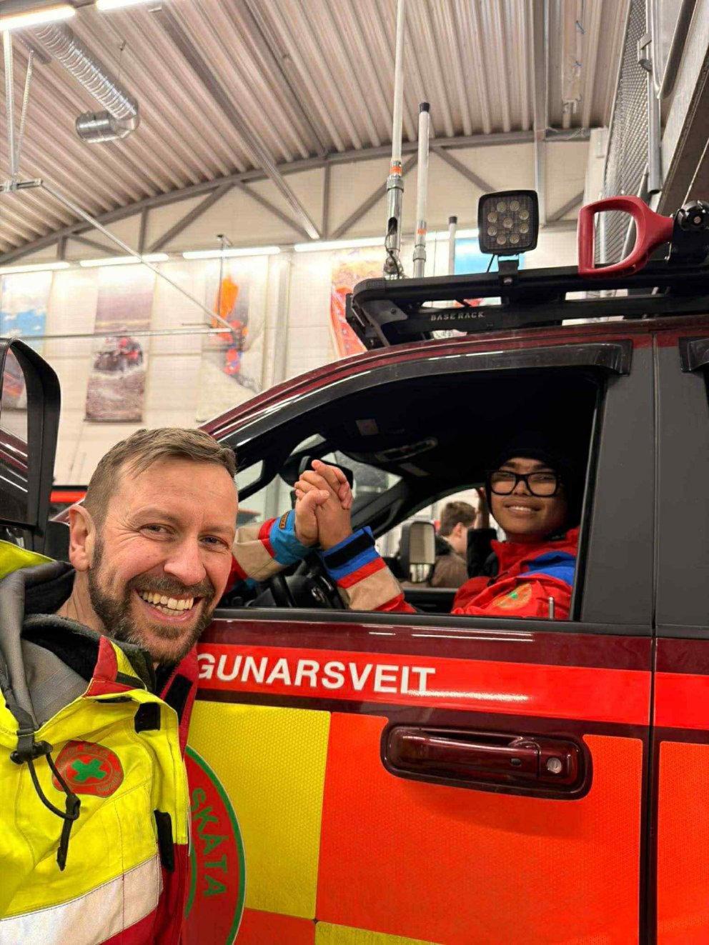 Nemendur á sérnámsbraut heimsóttu björgunarsveitina Jötunheima