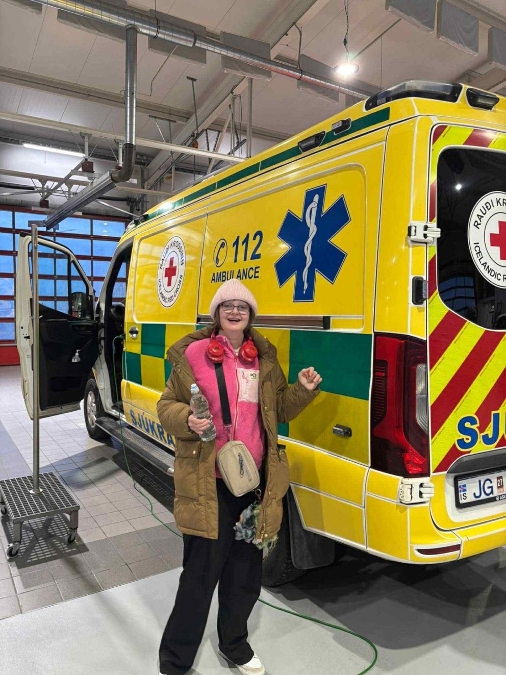 Heimsókn sérnámsbrautar í slökkvistöðina í Hafnarfirði