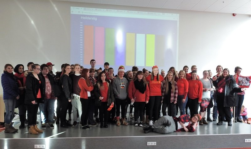 Rauðir unnu þrautagöngu Árdaga