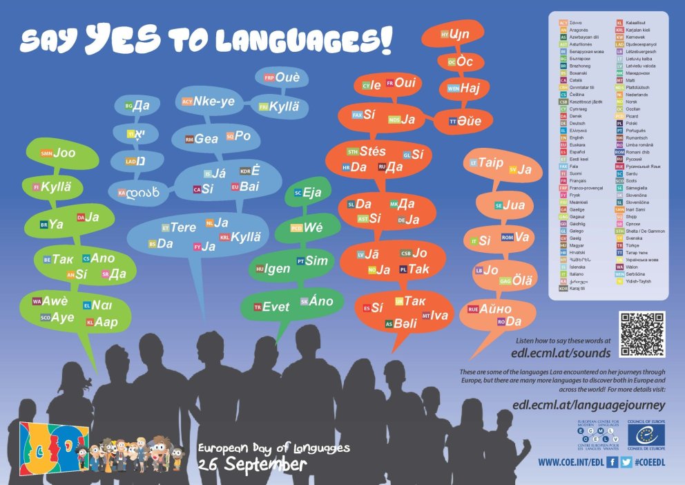 Evrópski tungumáladagurinn 26. september