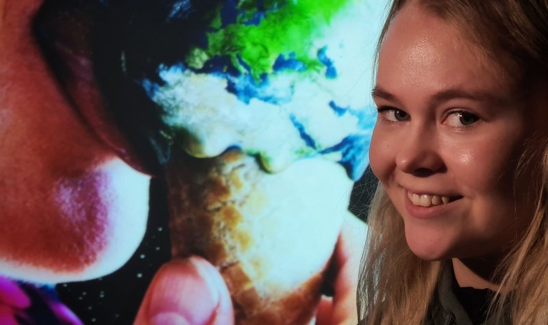 Mynd nemanda FÁ til sýnis á COP26 ráðstefnunni í Glasgow