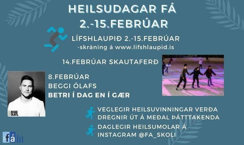 Heilsudagar FÁ 2.-15.febrúar