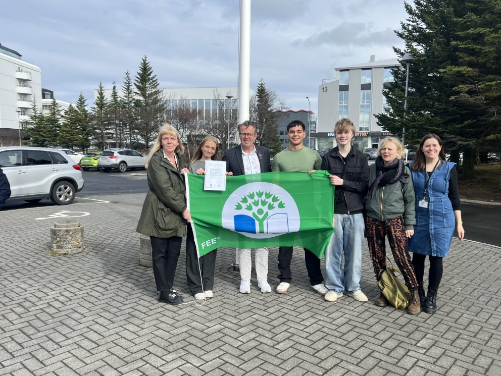 Tíunda grænfánanum flaggað