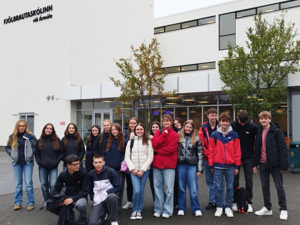 Franskir gestir í heimsókn í FÁ