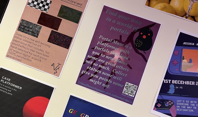 Lokaverkefni nemenda í Leikjahönnun og Listir og samfélag