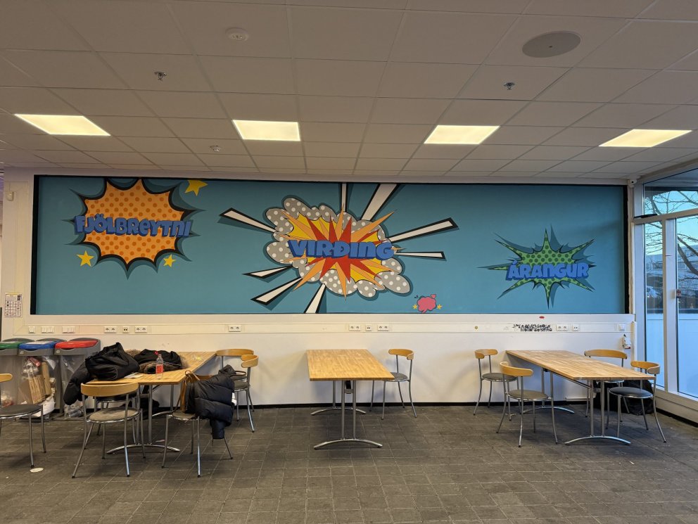 Nýtt listaverk á Steypunni