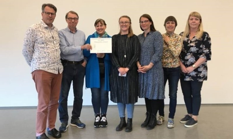 Skólinn fær 1. Græna skrefið