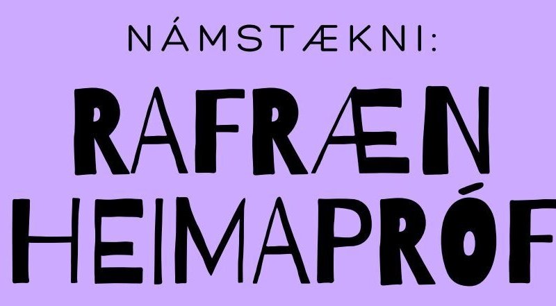 Rafræn heimapróf - Online exams