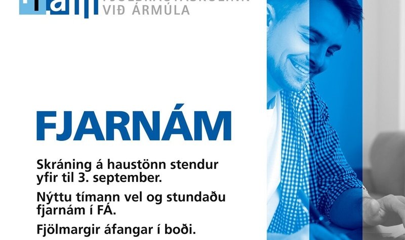 Skráning í fjarnám stendur yfir