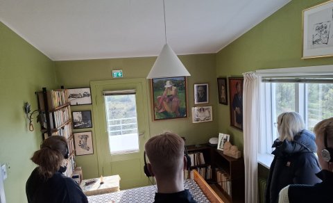 Heimsókn á Gljúfrastein