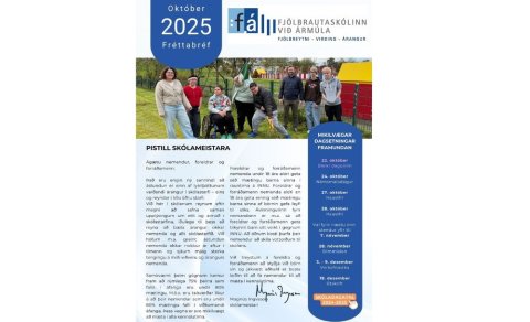Fréttabréf FÁ - óktóber 2025