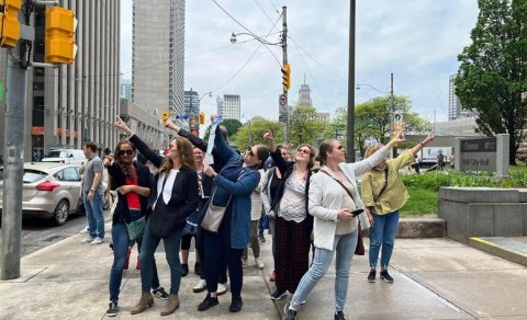 Skólaheimsókn til Toronto