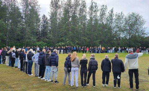 Nýnemaferð á Akranes