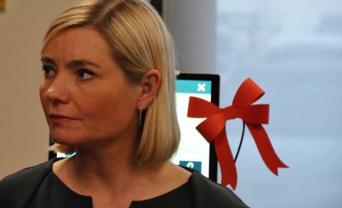 Lilja Alfreðsdóttir menntamála-ráðherra í heimsókn í FÁ