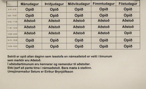 Þú veist að vin þú átt...