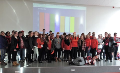 Rauðir unnu þrautagöngu Árdaga