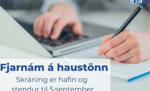 Skráning í fjarnám hafin