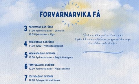 Forvarnarvika 3.-7.október