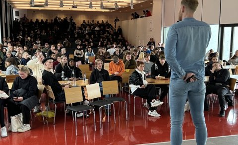 Skólafundur og fyrirlestur