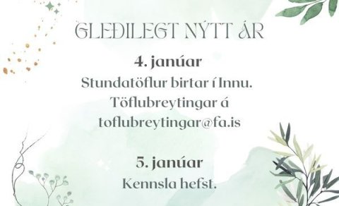 Upphaf vorannar 2023